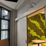 Brandschutzwand mit T30 Schiebetür